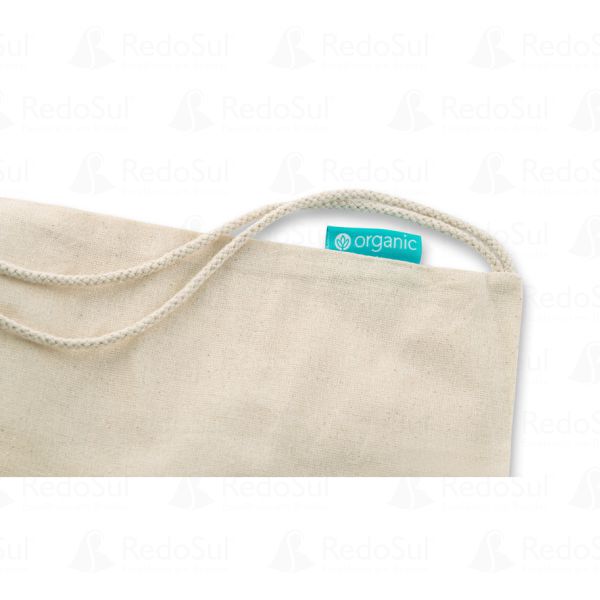 Sacola Mochila em Algodão Personalizada